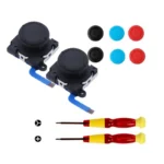 کیت ۱۰ در ۱ ابزار جوی‌استیک آنالوگ جوی‌کان سوئیچ به همراه پیچ‌گوشتی (اورجینال OEM)